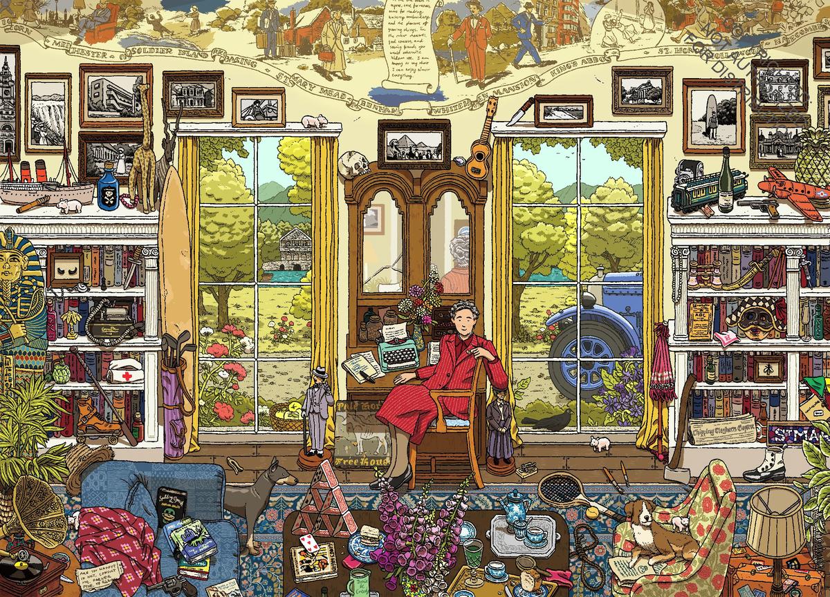 The World of Agatha Christie 1000-piece Jigsaw by Agatha Christie
