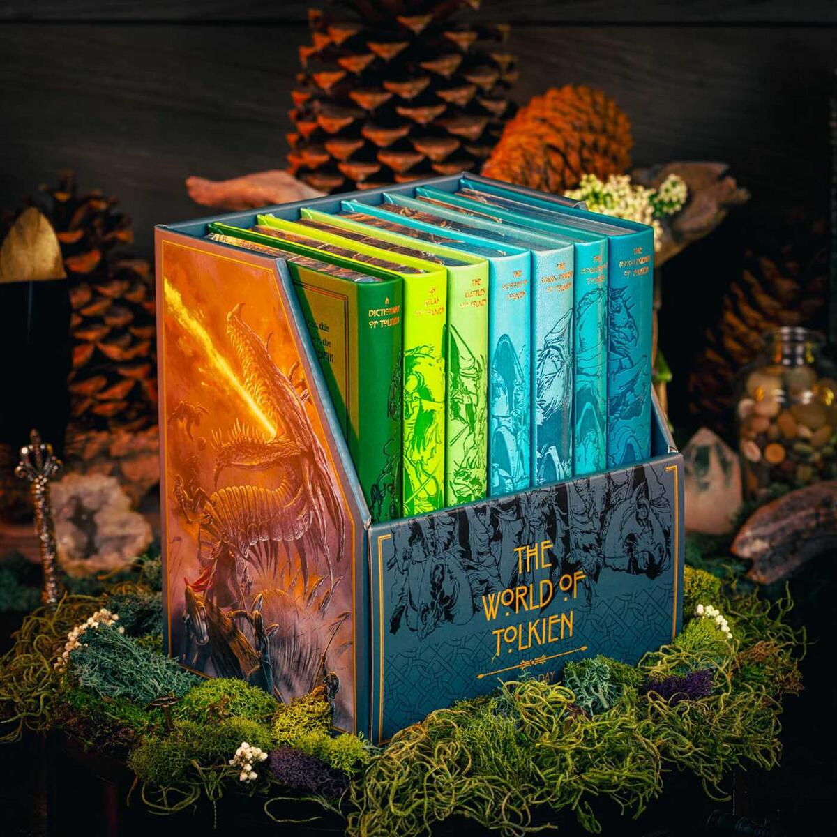 World of Tolkien Seven-Book Boxed Set - Tolkien Reference Books