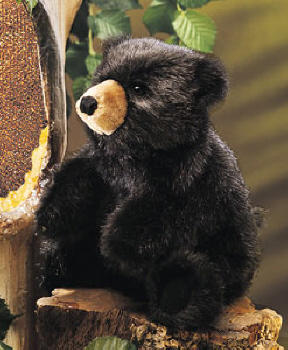 Baby Black BEAR Puppet
