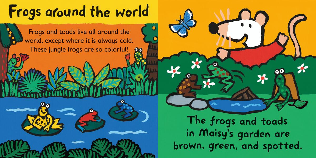 Maisy Loves Frogs by Lucy Cousins | Moon Palace Books