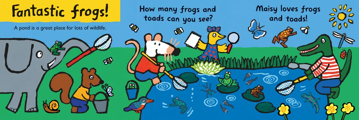 Maisy Loves Frogs by Lucy Cousins | Moon Palace Books