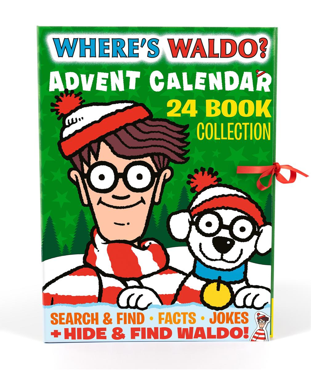 Where's Waldo? Advent Calendar 24-Book Collection: (A Christmas Countdown with 24 Minibooks, Holiday Activities, Jokes, and Family Fun for Kids Ages