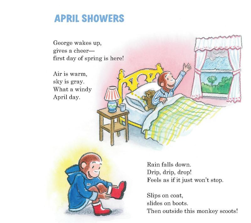 Capital Books Curious George Curious About Spring Tabbed Board Book
