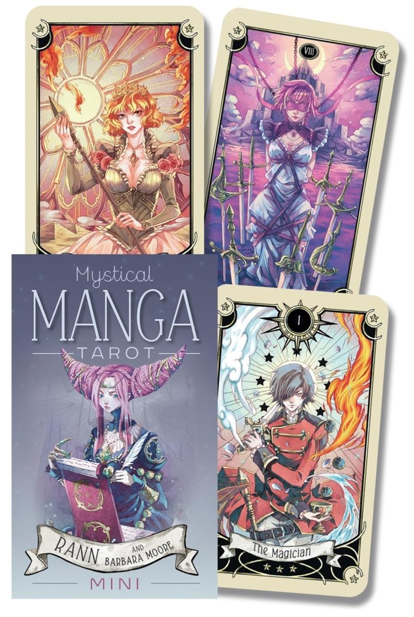 Mystical Manga Tarot Mini Deck by Barbara Moore, Rann