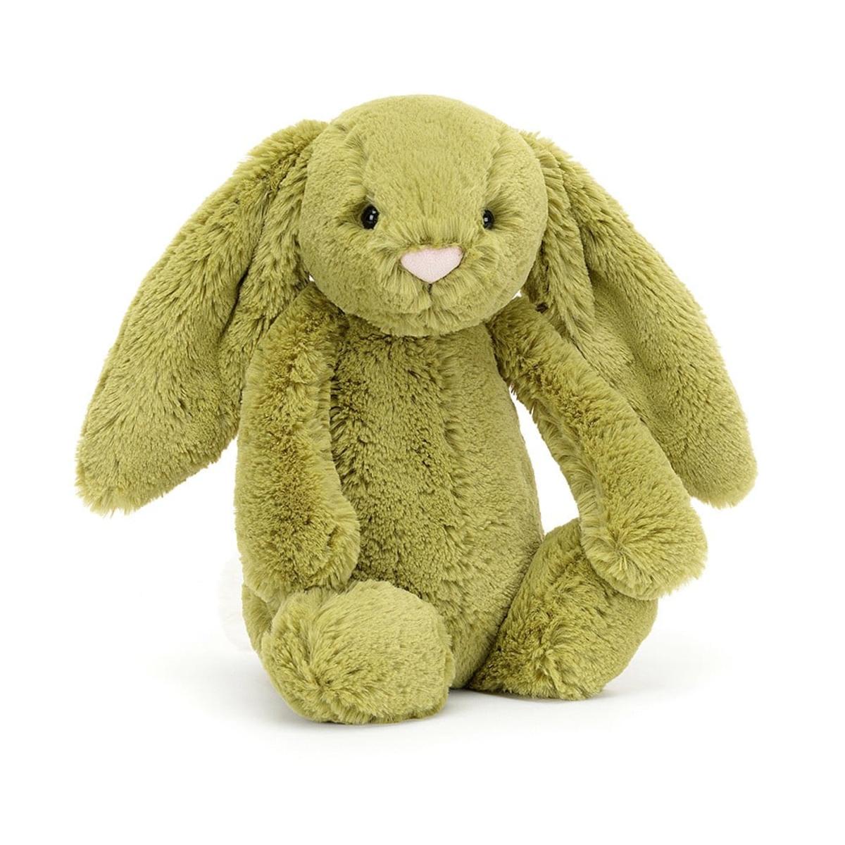 Bashful Moss Bunny Medium by Jellycat, Medium - H12