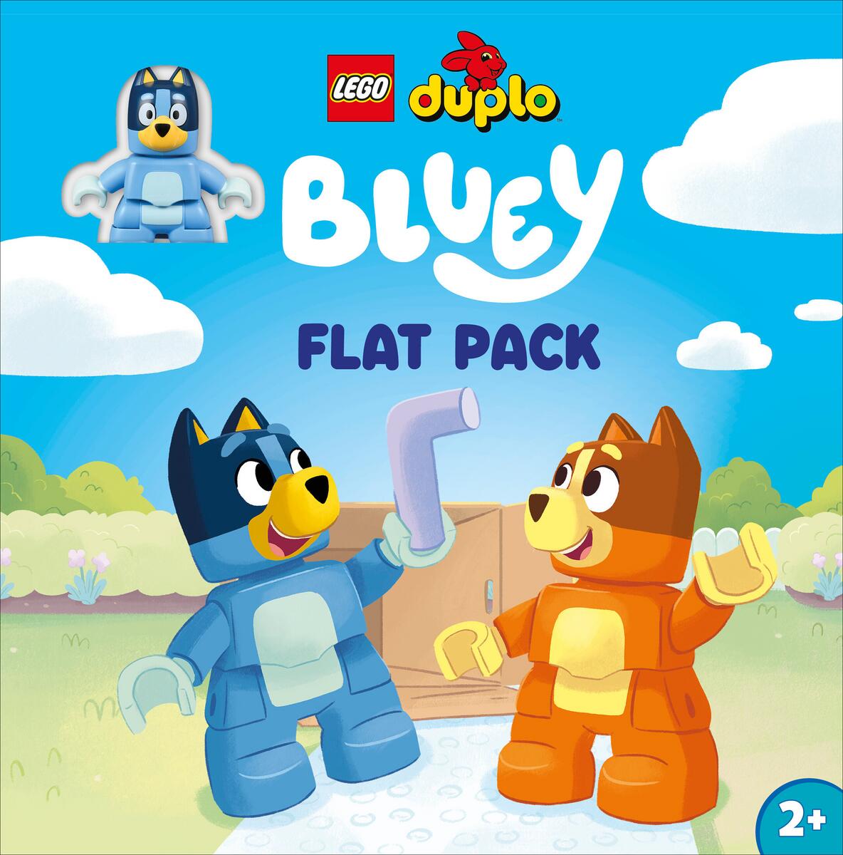LEGO DUPLO Bluey Flat Pack: Includes Picture Book, LEGO DUPLO Bluey Figure, Playscene, and Poster