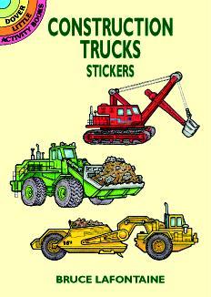 Construction Trucks Stickers - 