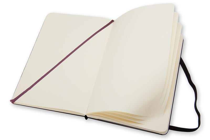 Books Are Magic [Smith St]  Moleskine Classic Notebook, Large, Plain, Black,  Hard Cover (5 x 8.25)