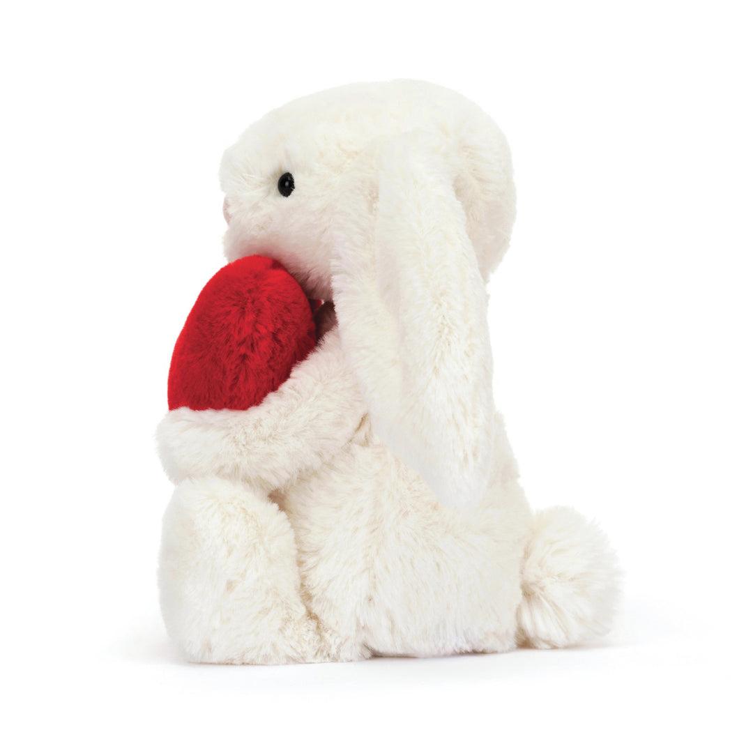 Bashful Red Heart Bunny Little by Jellycat | Toad Hall Toys Inc.