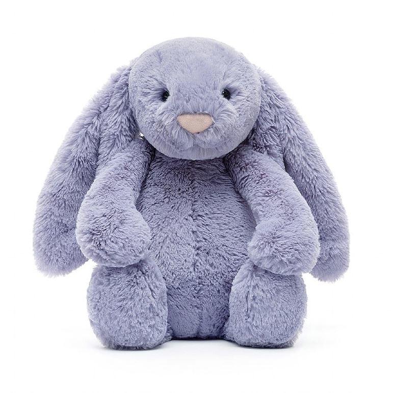 Bashful Viola Bunny Medium by Jellycat, Medium - H12