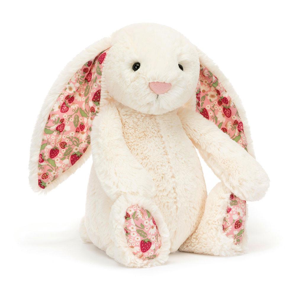  blossom cream bunny クリーム　花柄　うさぎ Blossom Cream Bunny Berry Medium by Jellycat, H12