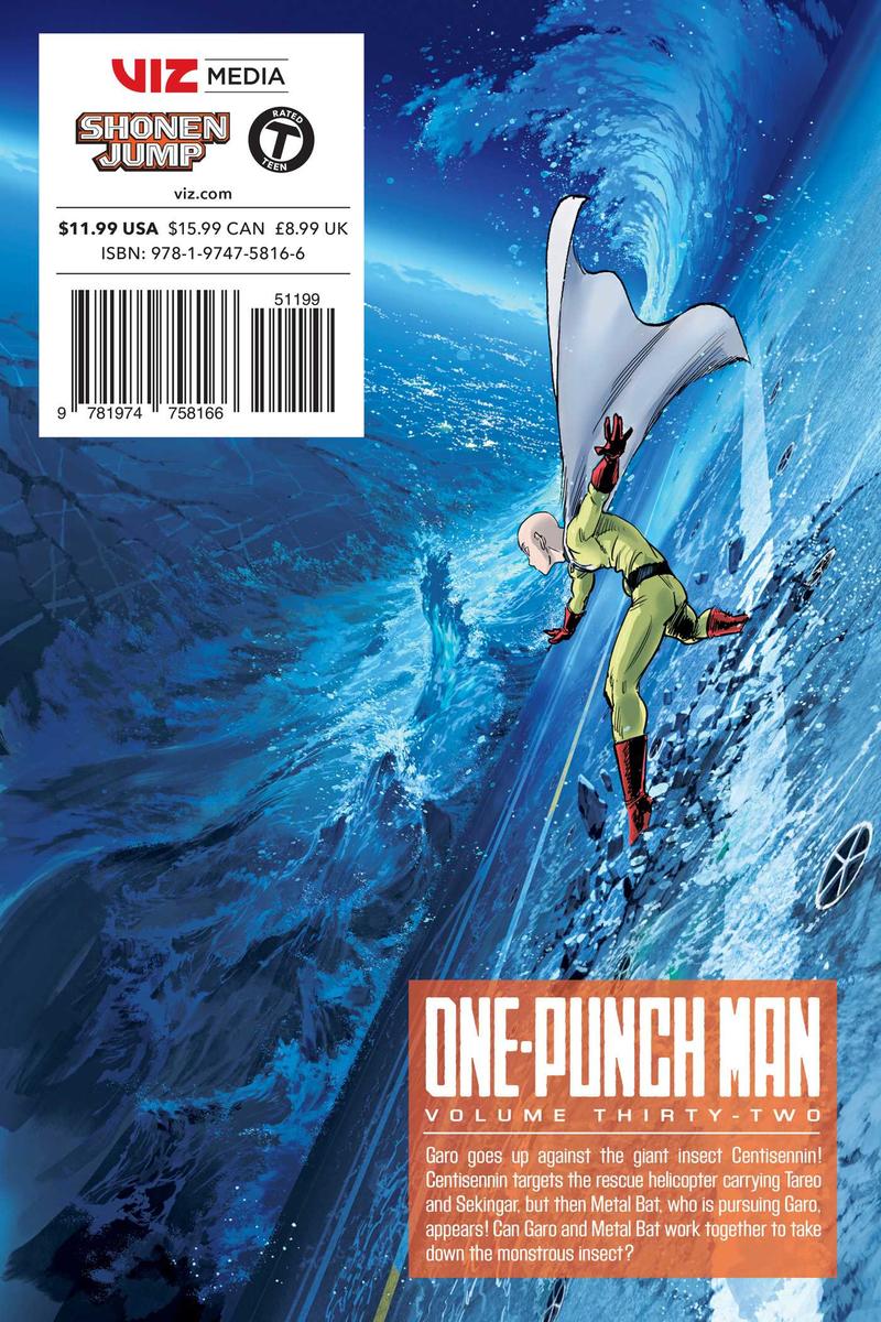One-Punch Man, Vol. 32 by One, Yusuke Murata | Elliott Bay Book