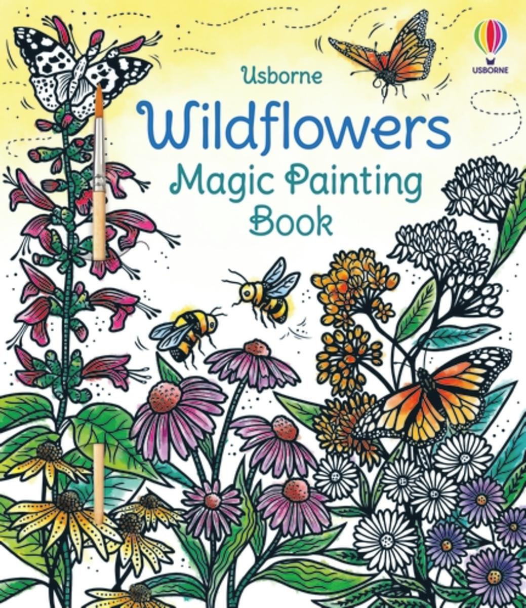 Wild Flowers Magic Painting Book - 