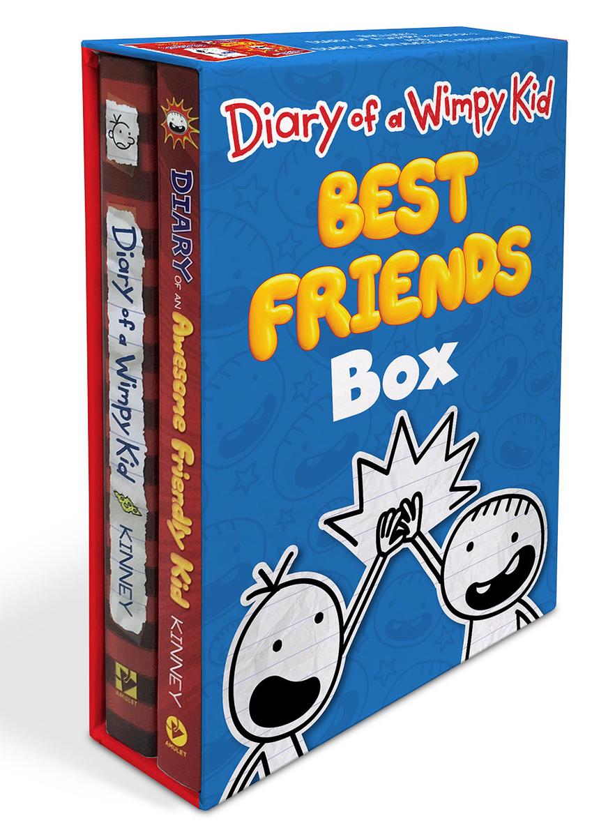 Diary of a Wimpy Kid Box of Books - by Jeff Kinney (Hardcover) store