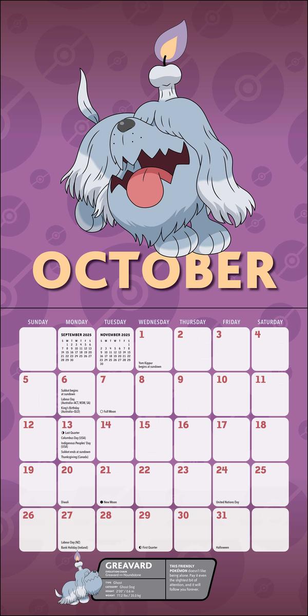 bolen-books-2025-pok-mon-wall-calendar