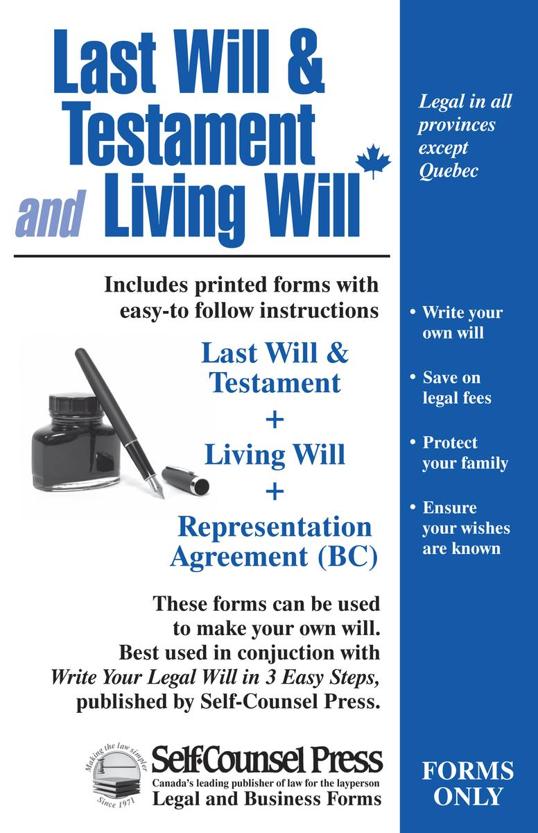 books & company (prince george) | last will & testament and living