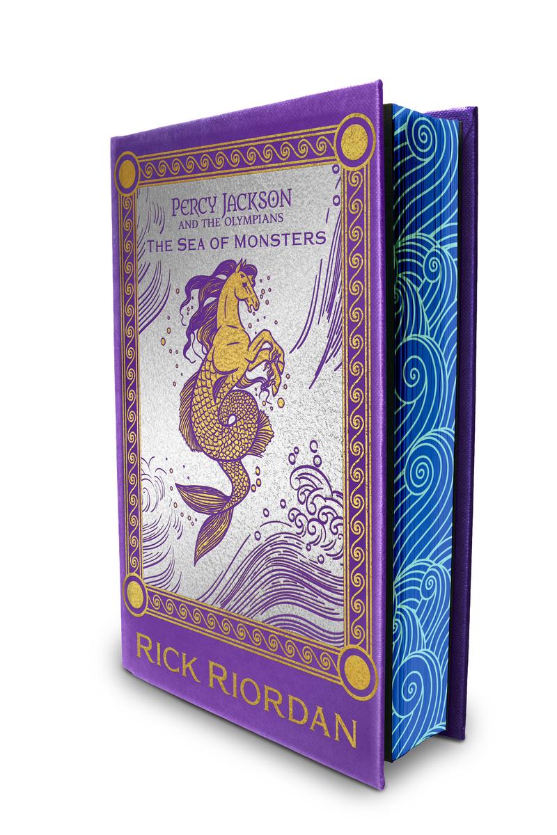 Percy Jackson: The Sea Of Monsters By Rick Riordan Preowned With Wear, image size:800x1200