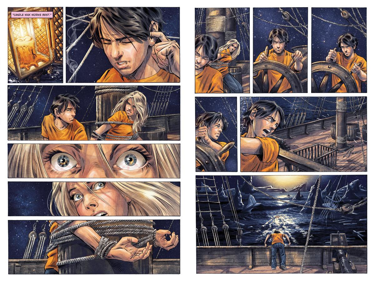Percy Jackson and the Olympians The Sea of Monsters The Graphic Novel  (paperback) by Rick Riordan | Village Books and Paper Dreams