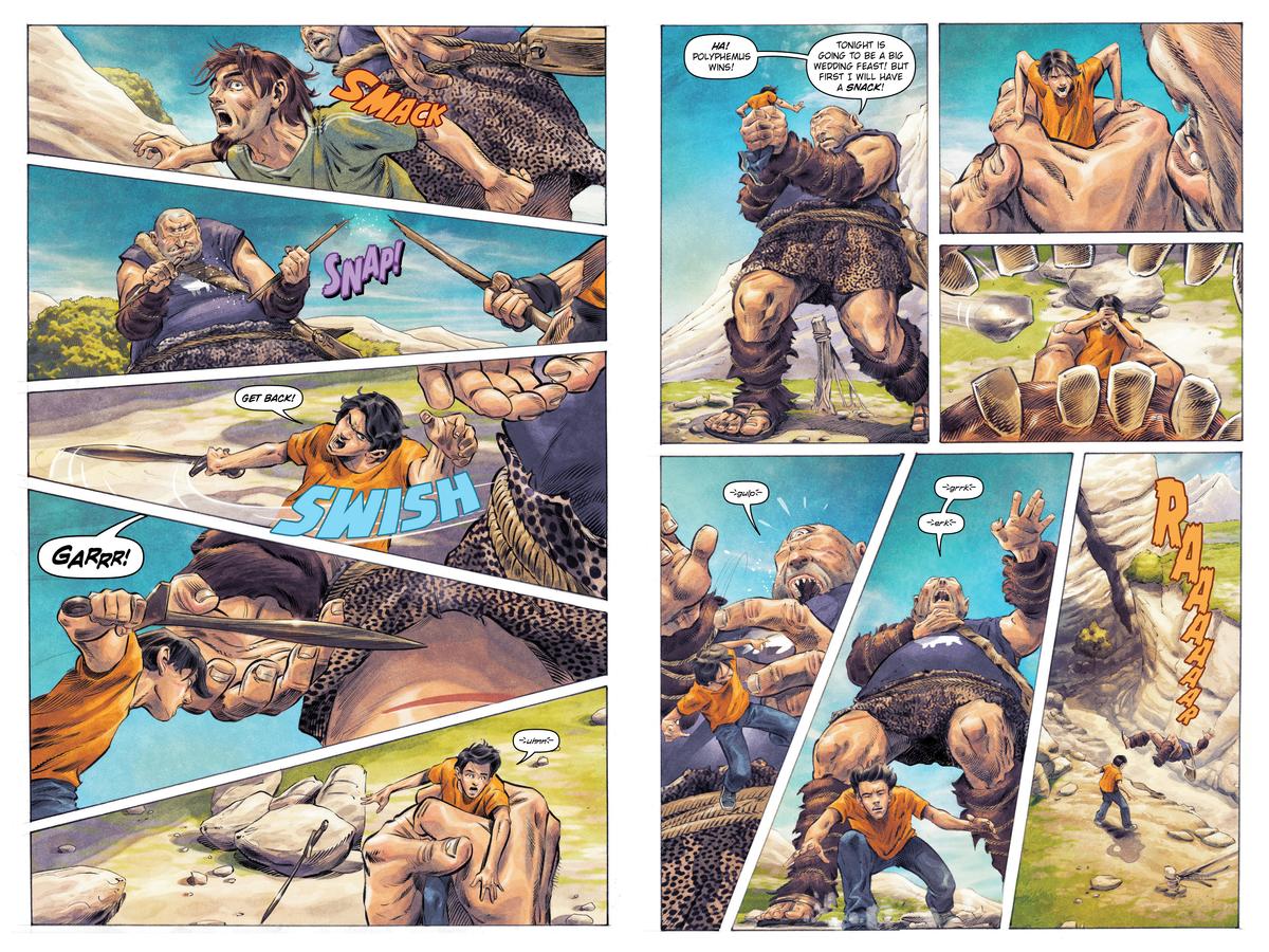 Percy Jackson and the Olympians The Sea of Monsters The Graphic Novel  (paperback) by Rick Riordan | Books Are Magic