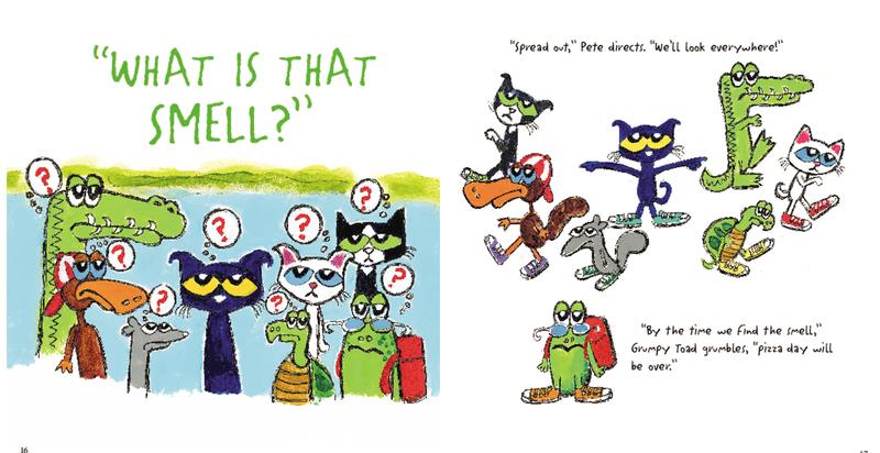 Pete the Cat and the Mysterious Smell by James Dean, Kimberly Dean