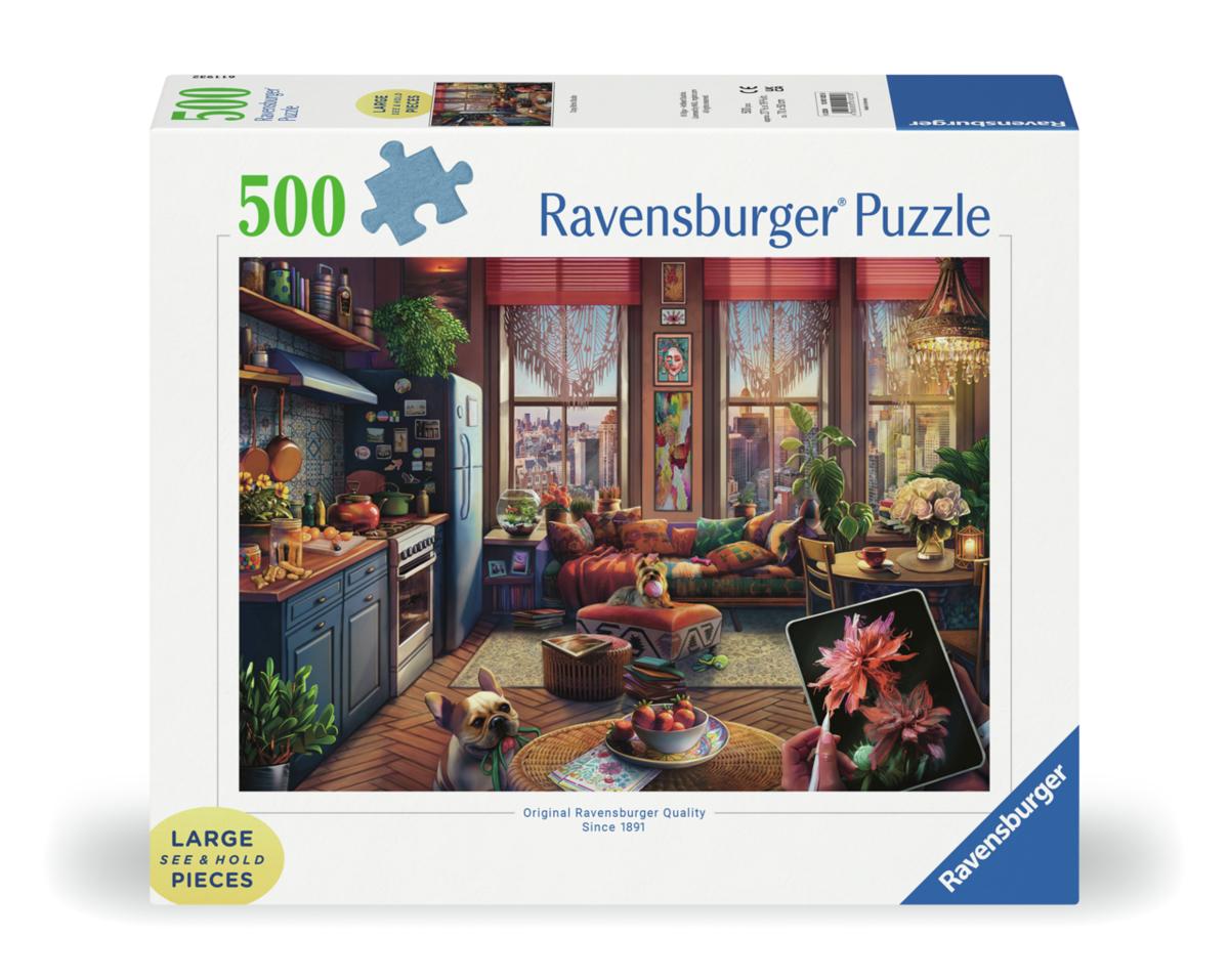 Cozy BoHo Studio 500 pc Large Format