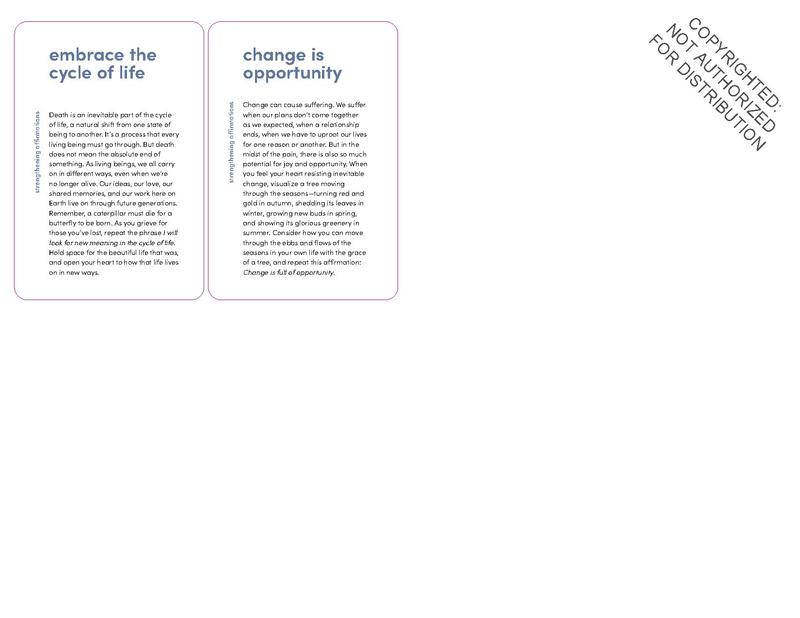 Nature Meditations Deck by Kenya Jackson-Saulters, Sacree Frangine