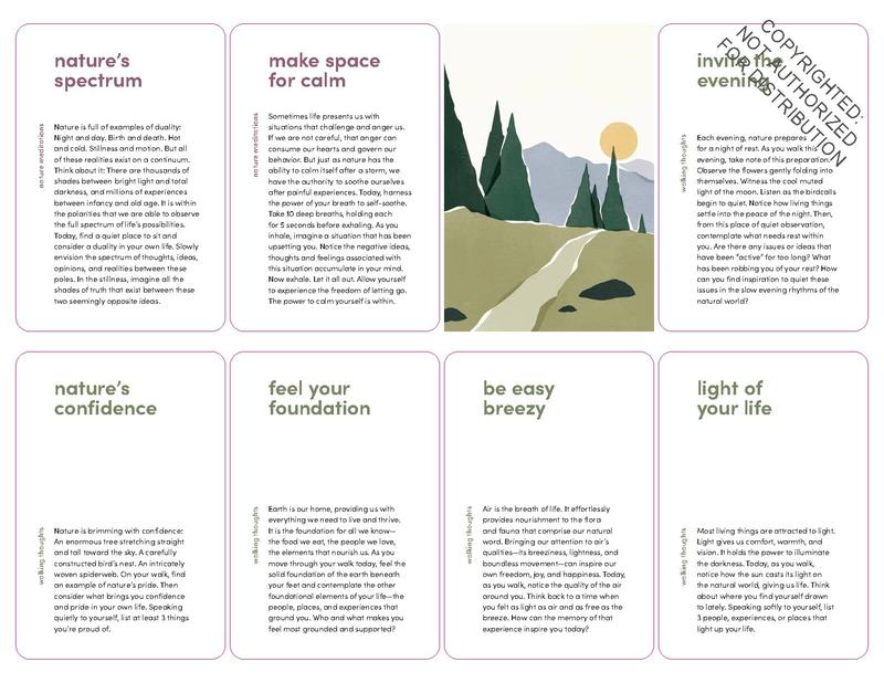 Nature Meditations Deck by Kenya Jackson-Saulters, Sacree Frangine