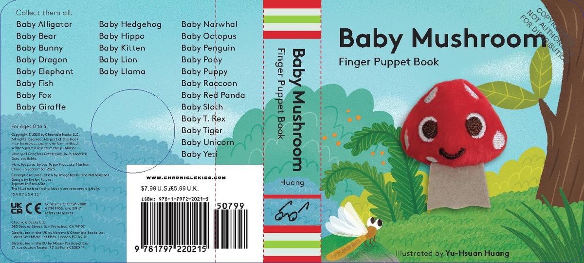Baby Mushroom: Finger Puppet Book