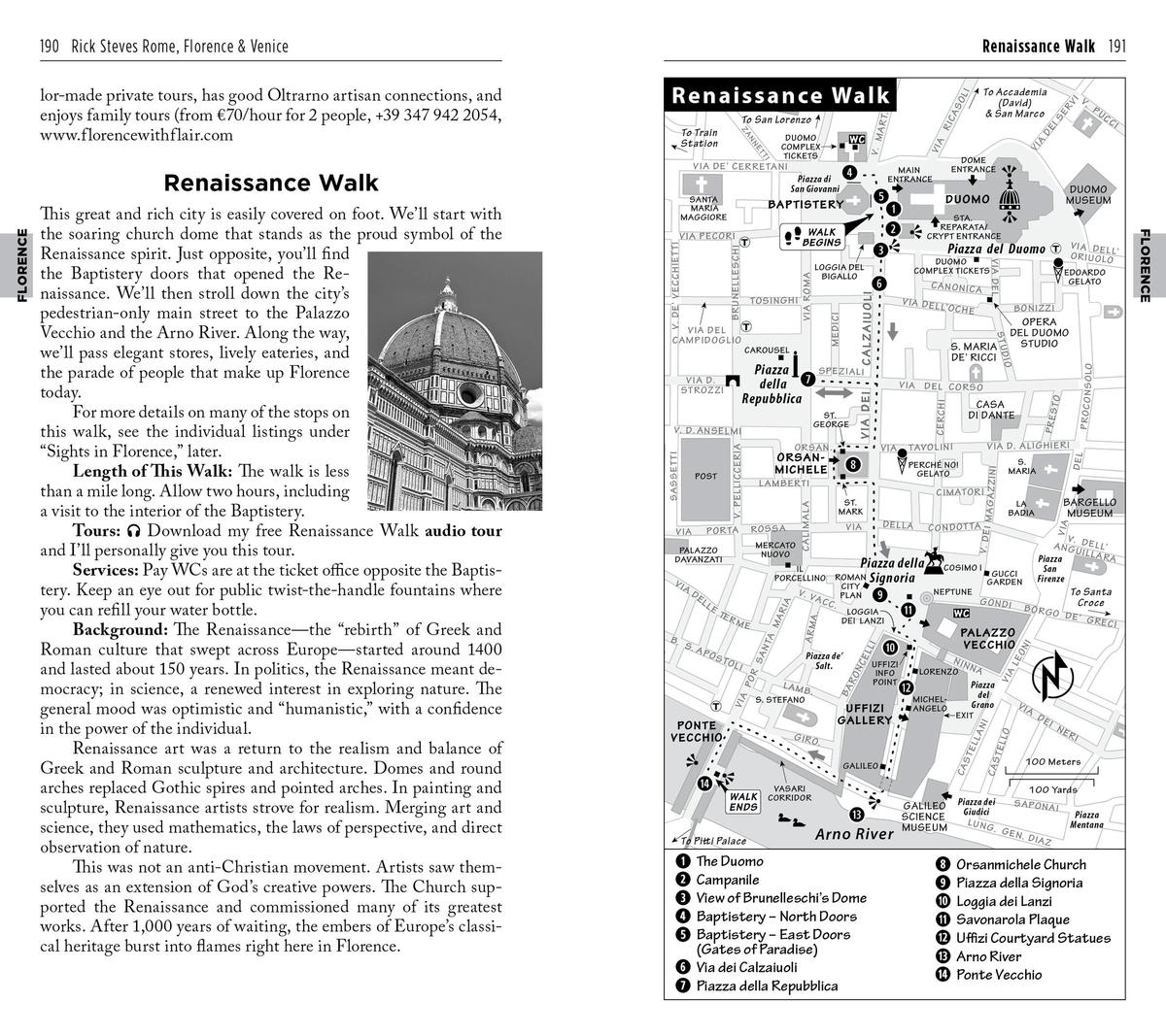 Rick Steves Venice Itinerary Rick Steves Renaissance Walk Map New