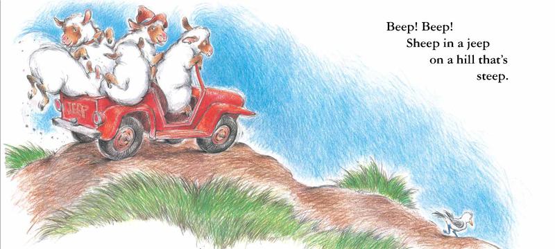 Sheep in a Jeep by Nancy E Shaw, Margot Apple | Grass Roots Books