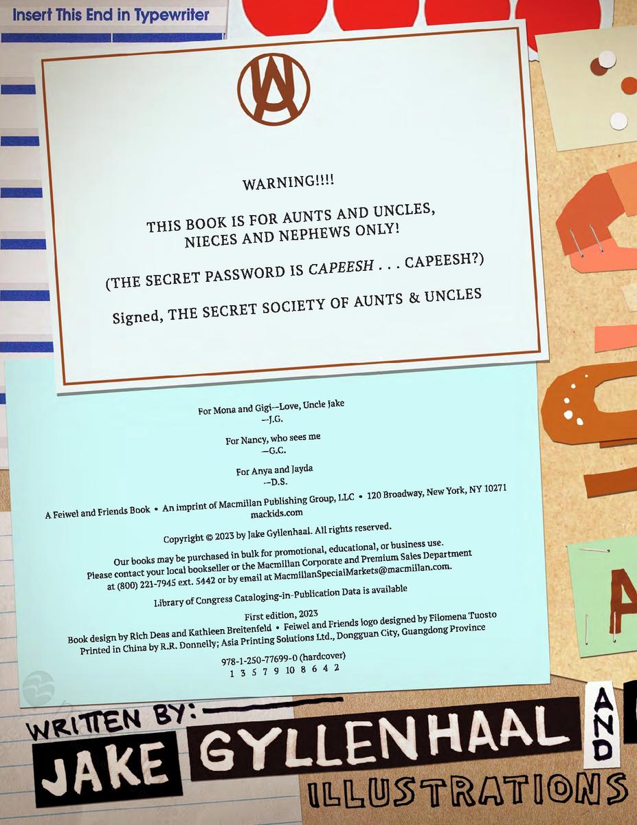 The Secret Society of Aunts \u0026 Uncles by Jake Gyllenhaal, Greta Caruso, Dan  Santat | The Book \u0026 Cover, image size:927x1200