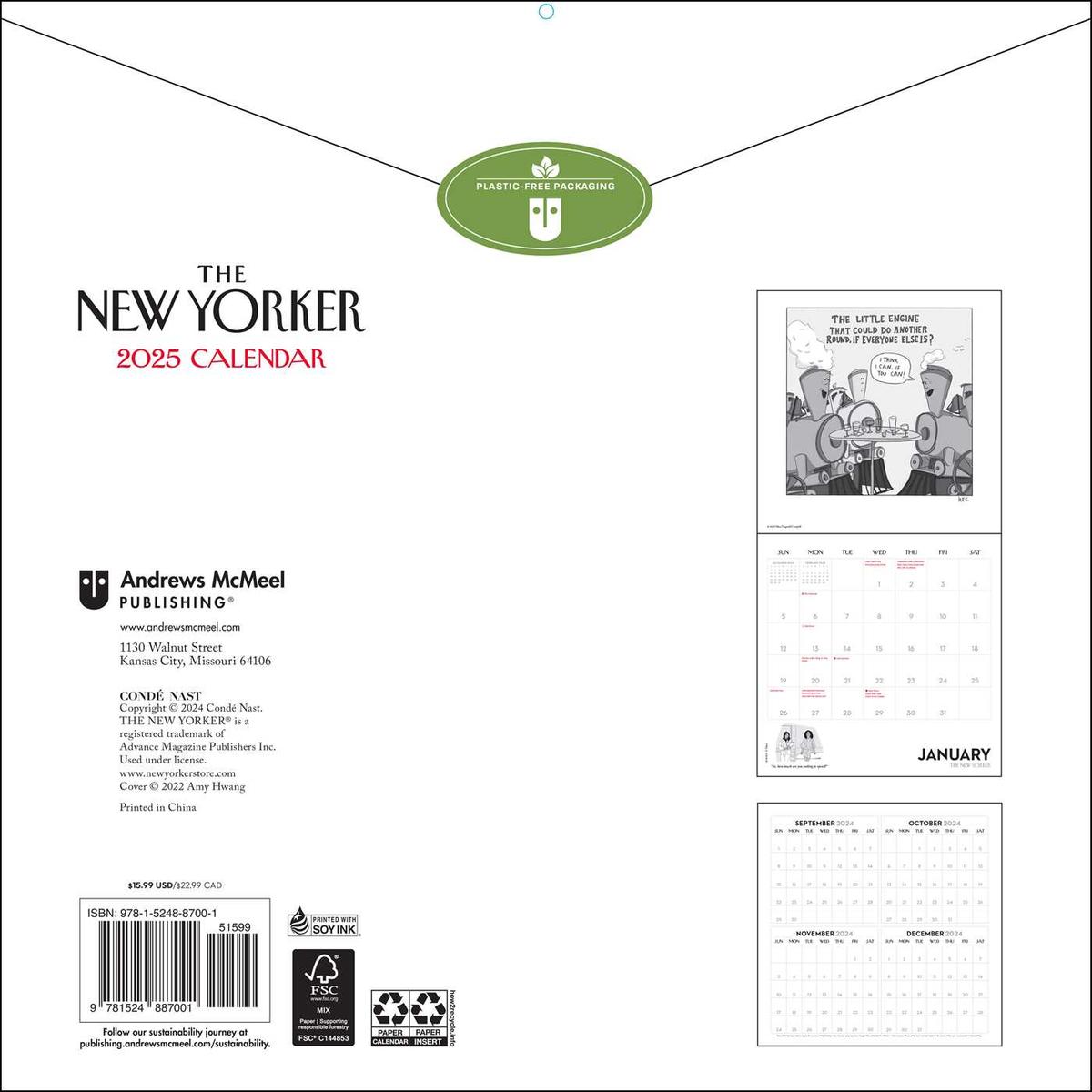 2025 Cartoons from The New Yorker Wall Calendar by Conde Nast | Mosaic Books