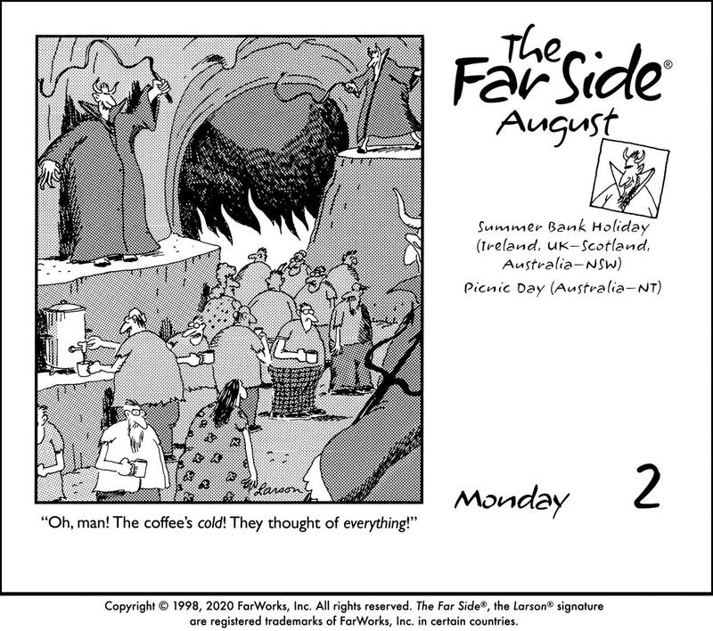 Abraxas Books 2021 The Far Side Theme a Month Off The Wall Calendar