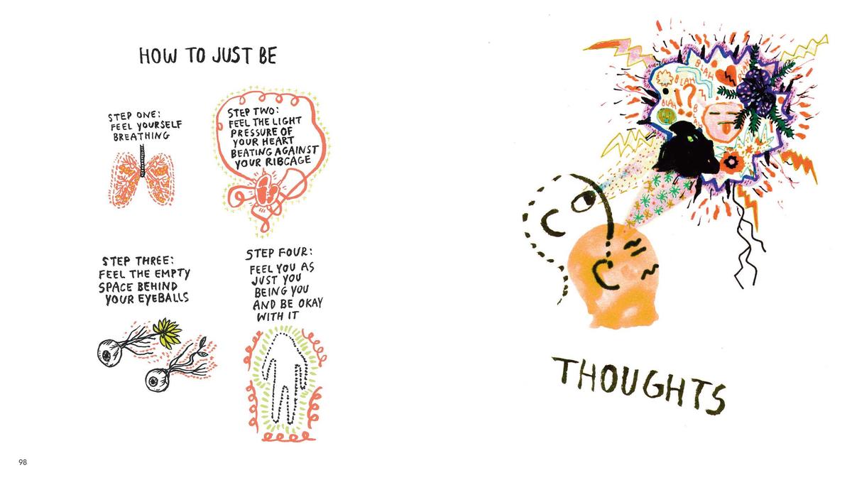 There Is No Right Way to Meditate by Yumi Sakugawa | Black