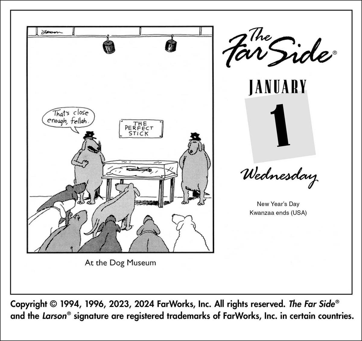 2025 The Far Side® Off-the-Wall Day-to-Day Calendar by Gary Larson