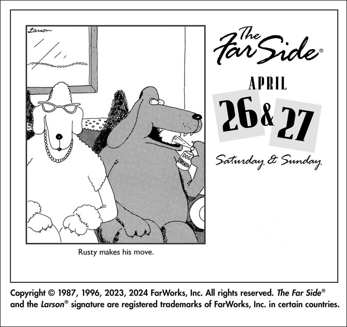2025 The Far Side® Off-the-Wall Day-to-Day Calendar by Gary Larson