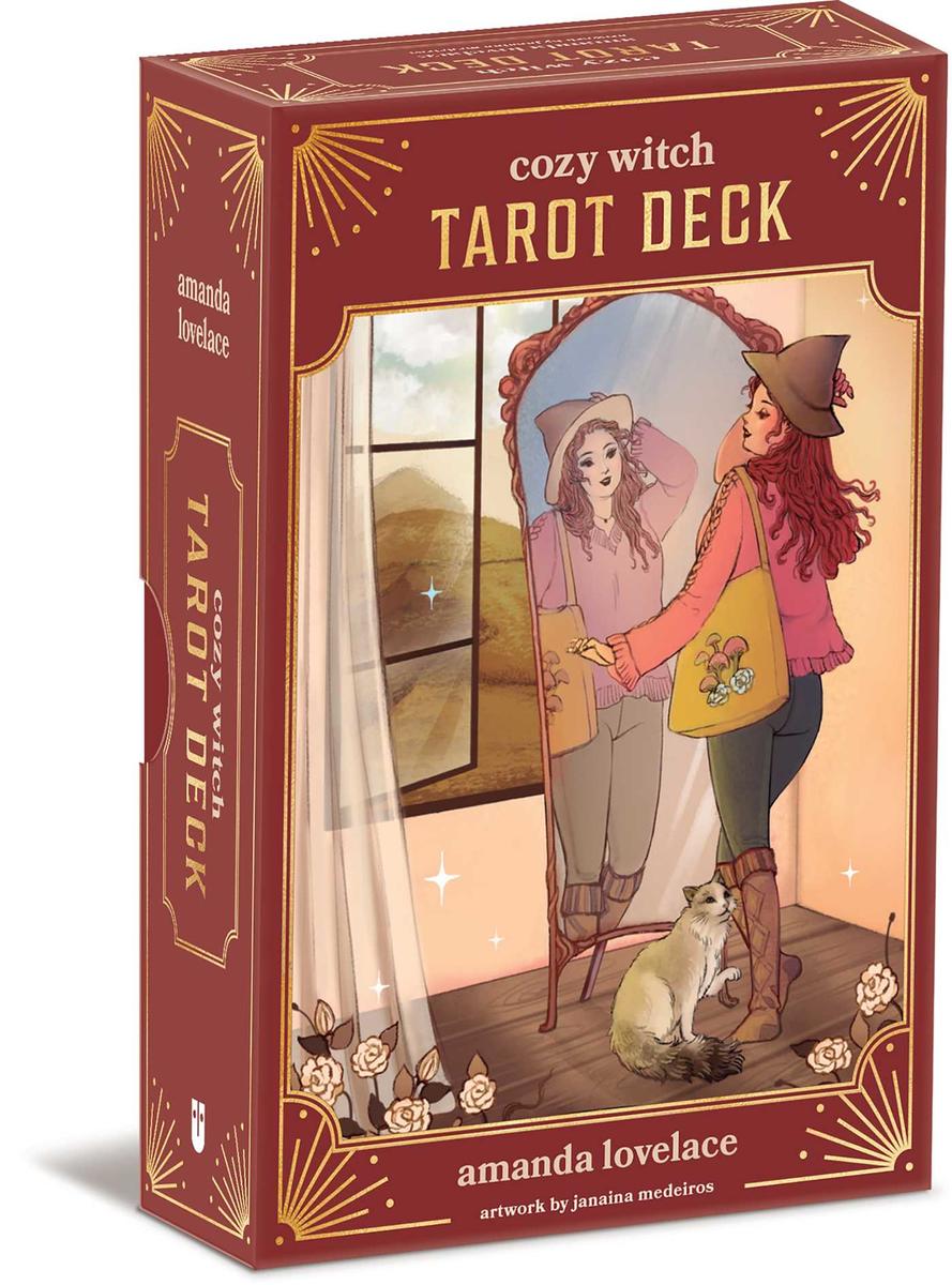 Cozy Witch Tarot Deck and Guidebook by Amanda Lovelace, Janaina