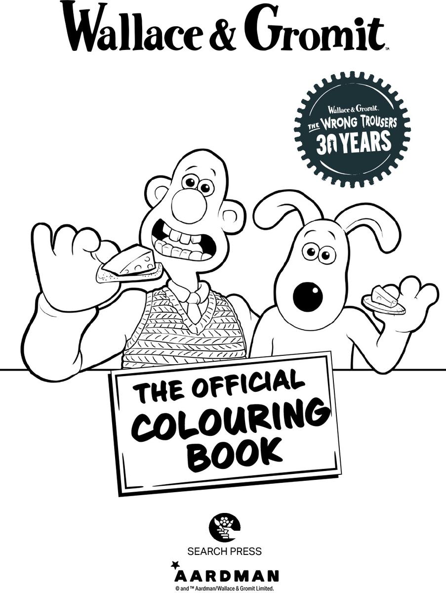 wallace gromit coloring pages