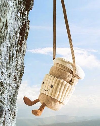 Amuseable Coffee-To-Go Bag by Jellycat, H9