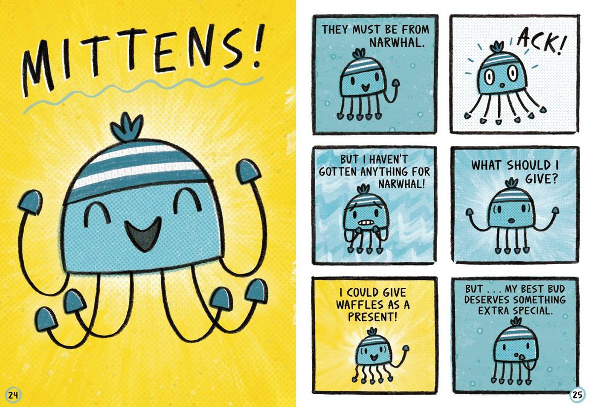 Happy Narwhalidays (A Narwhal and Jelly Book #5) by Ben Clanton