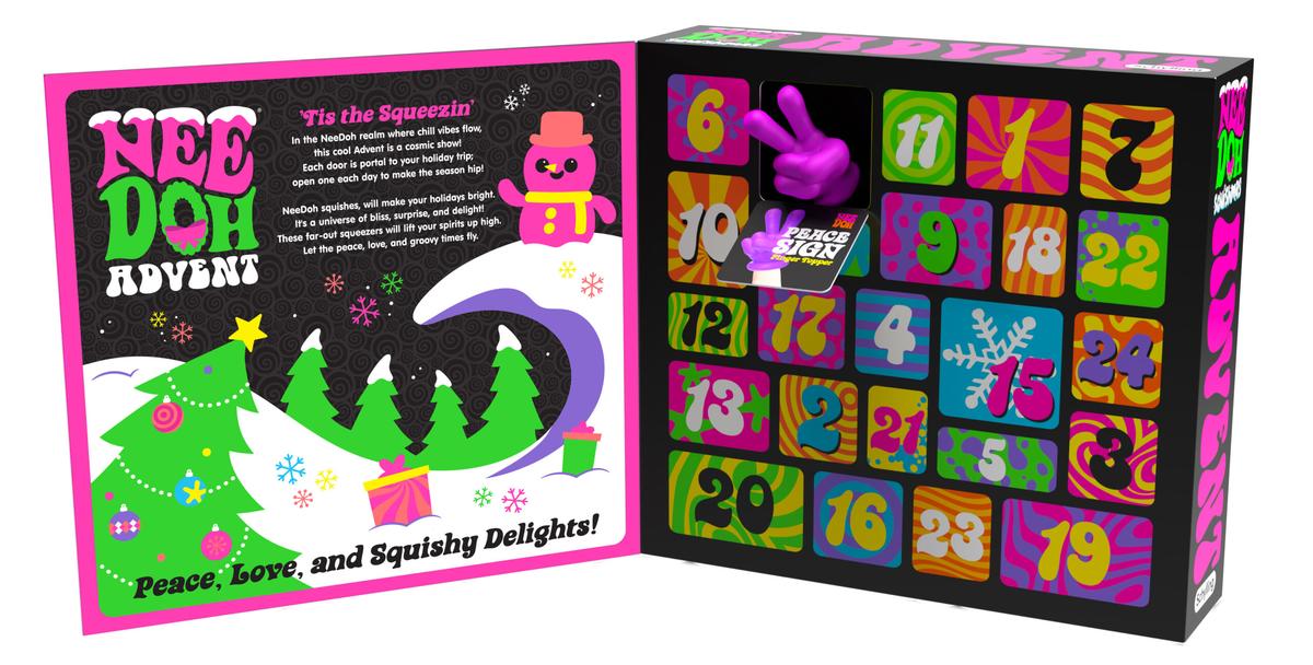 Needoh Advent Calendar by Nee Doh, Schylling | Content Bookstore