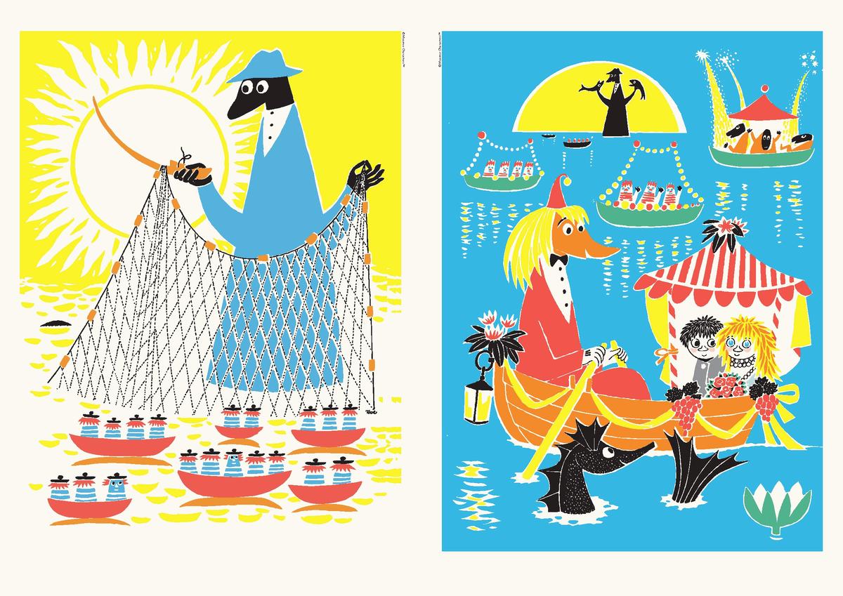 Moomin Pull-Out Prints by Tove Jansson | Mosaic Books
