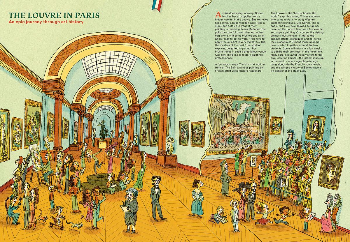 The Great Big Book of Museums by Éva Bensard, Benjamin Chaud