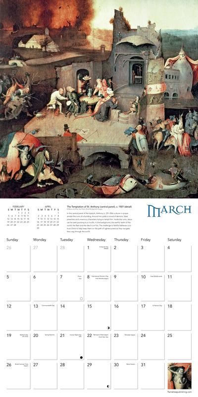 Bolen Books 2023 The Weird Art of Hieronymus Bosch Wall Calendar