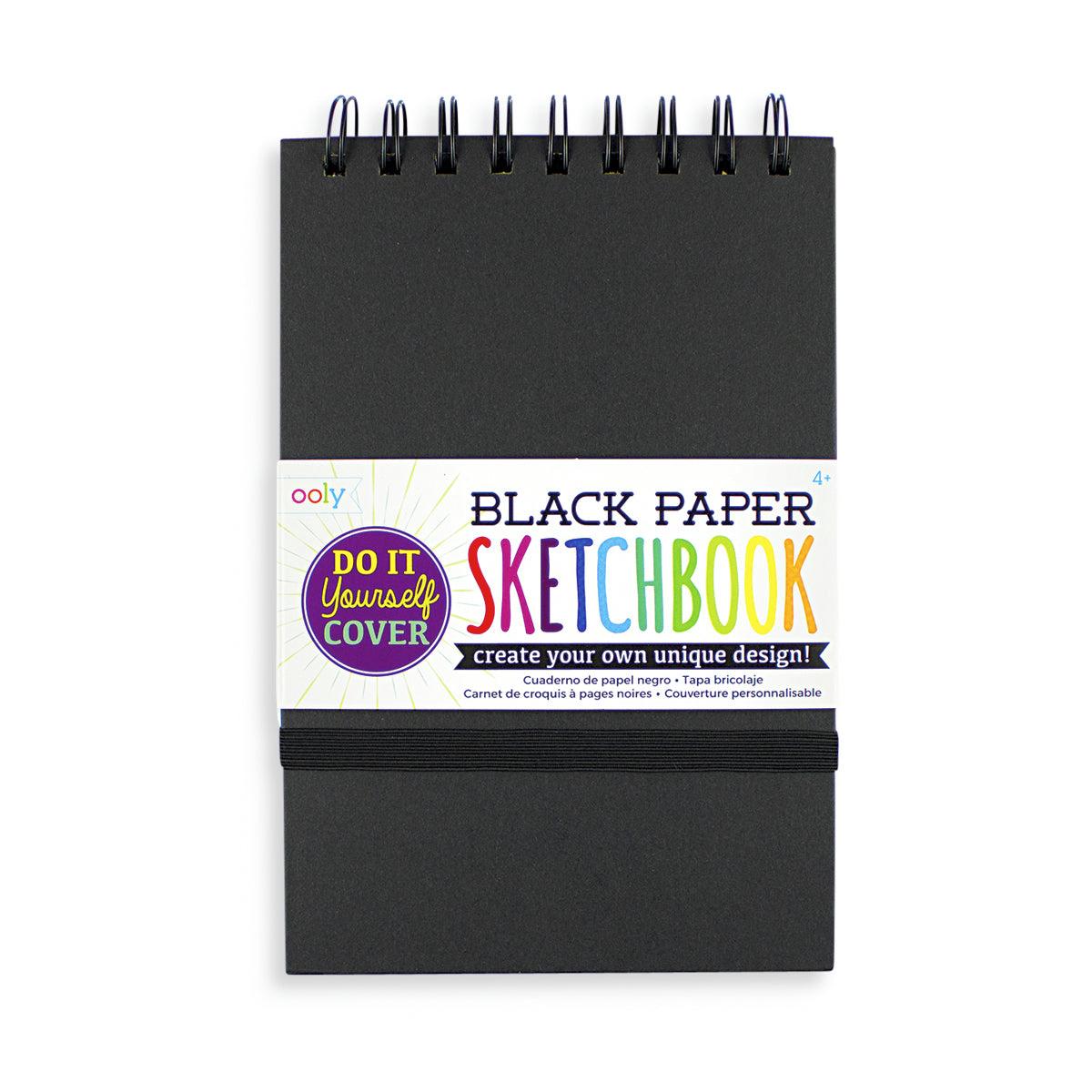 D.I.Y. Sketchbook - Small Black Paper (5 X 7.5)