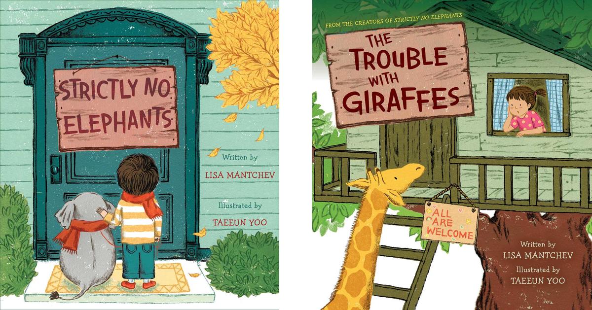 The Trouble with Giraffes by Lisa Mantchev, Taeeun Yoo