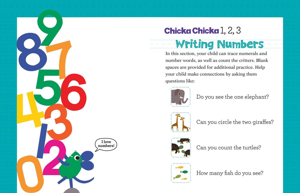 Chicka Chicka Boom Boom Learn to Write Workbook for