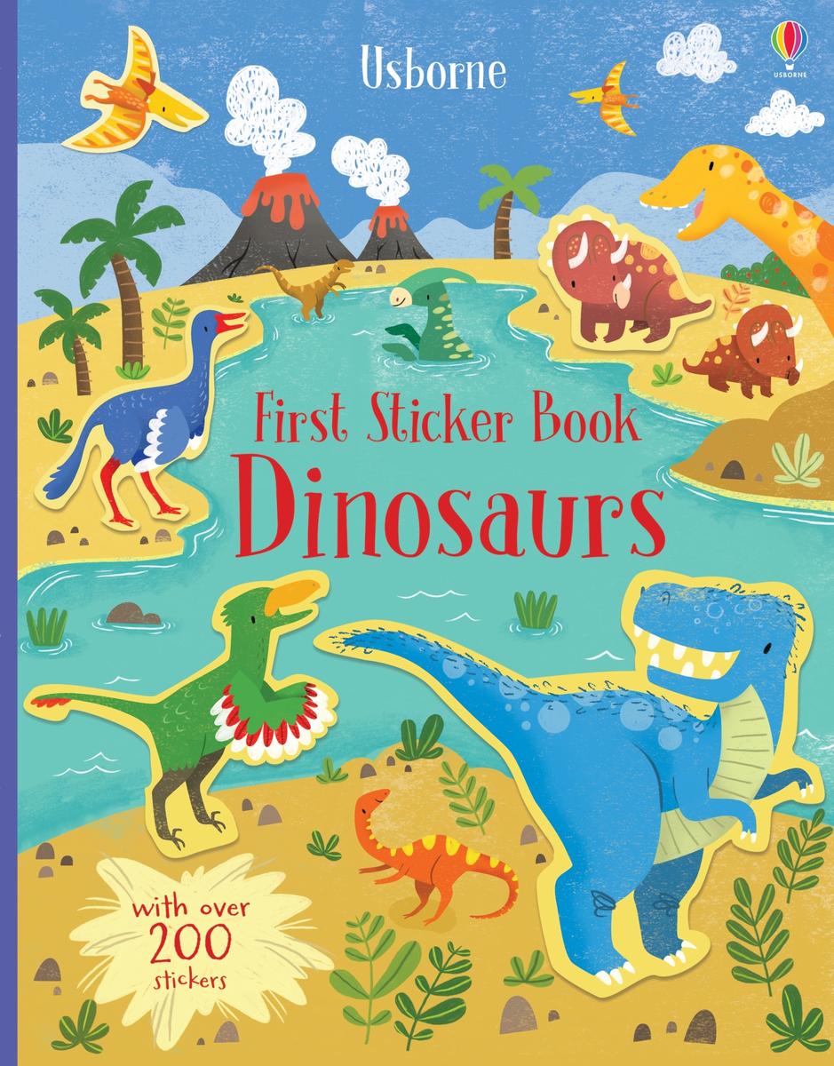 First Sticker Book Dinosaurs - 