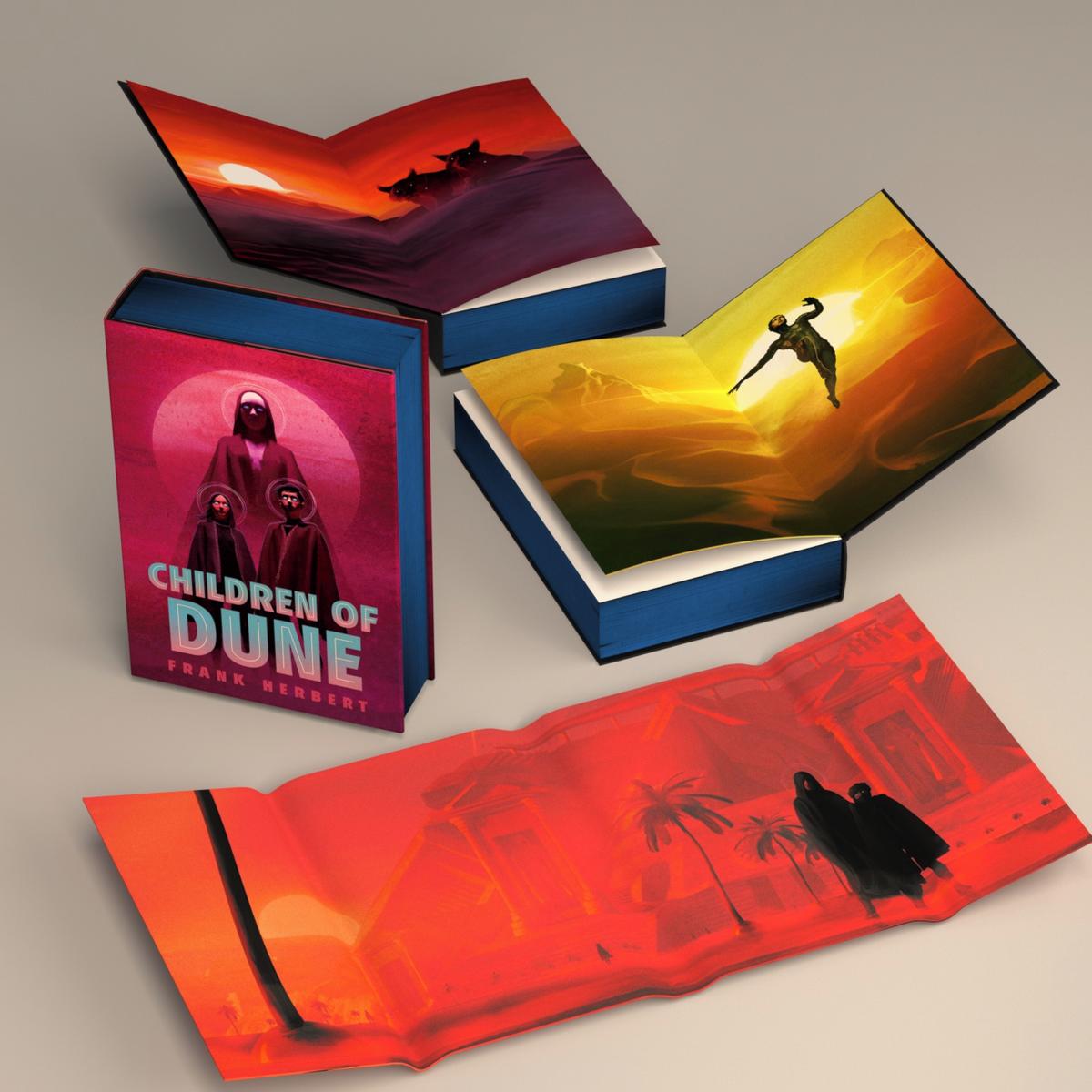 Frank Herbert's Dune Saga Books 1-3 Deluxe Hardcover Boxed Set by