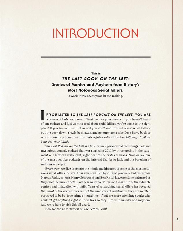The Last Book On The Left by Ben Kissel, Marcus Parks, Henry